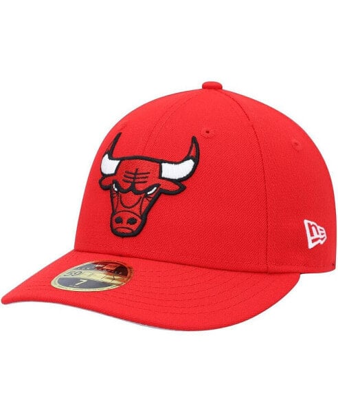 Men's Red Chicago Bulls Team Low Profile 59FIFTY Fitted Hat