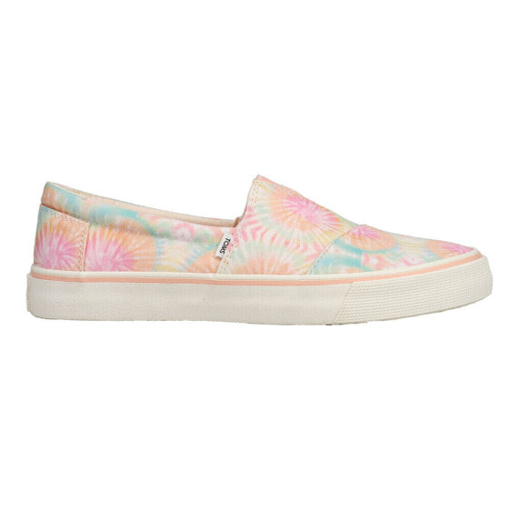 TOMS Alpargata Fenix Tie Dye Slip On Womens Multi, Pink Sneakers Casual Shoes 1