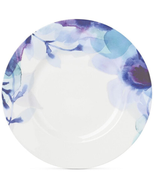 Indigo Watercolor Floral Porcelain Accent/Salad Plate, Created for Macy's