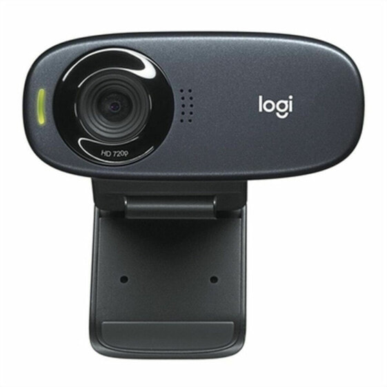 Вебкамера Logitech 960-001065 720p черного цвета с интегрированным микрофоном