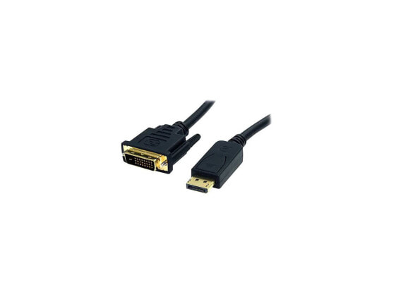 SIIG DisplayPort to DVI Cable - 1080p @60Hz Male to Male Passive DP to DVI Cable