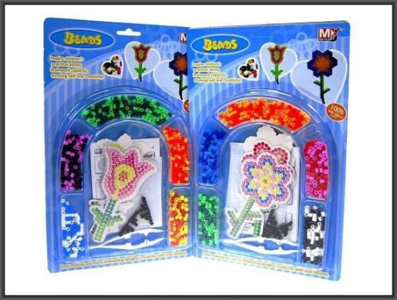 Детское творчество Мозаика Hipo Коралловые бусины для сваривания. Цветы (AT-08 - HKZ05)