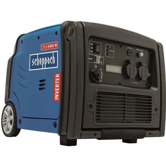 SCHEPPACH - Generator Inverter 3400W 5.1HP mit AVR-System, 4-Takt-Benzinmotor + Fernbedienung