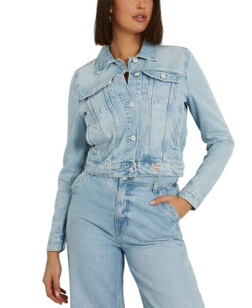 Women's Doria Button Front Denim Jacket