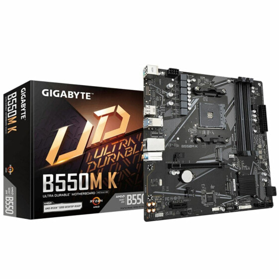 Материнская плата Gigabyte B550M K 1.0 AMD B550 AMD AMD AM4