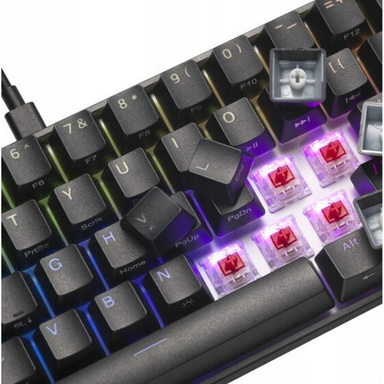 Механическая клавиатура Mad Catz KS63NMUSBL000-0 Чёрный Разноцветный Монохромный