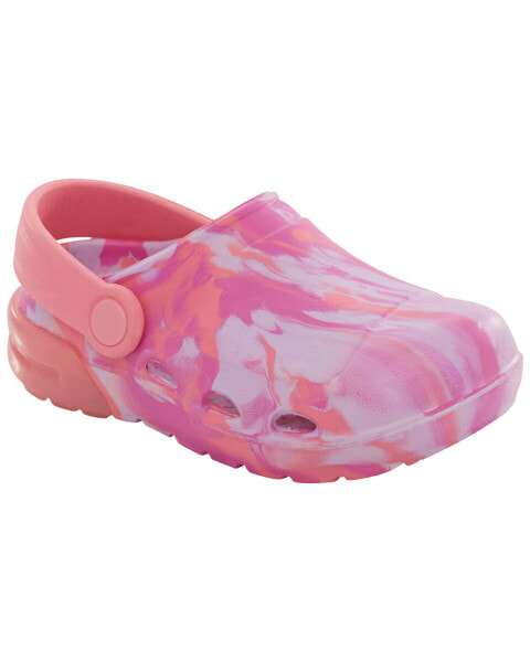 Toddler Tie-Dye Light-Up Rubber Clogs 4