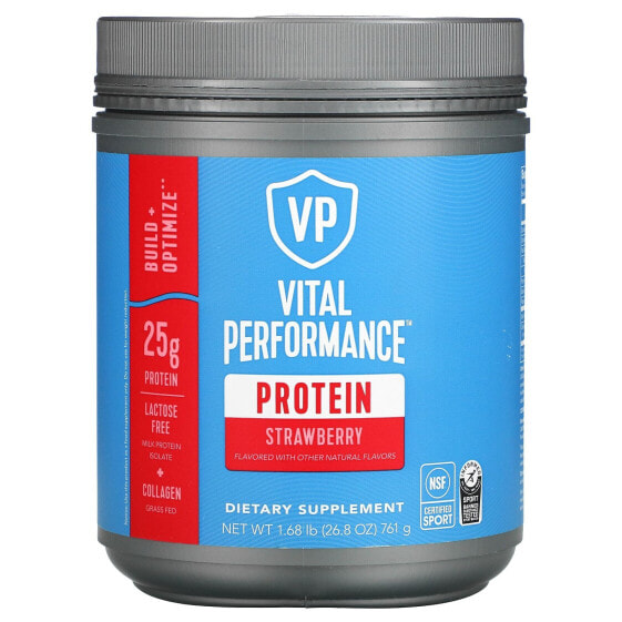 Vital Performance Protein, Strawberry, 1.68 lb (761 g)