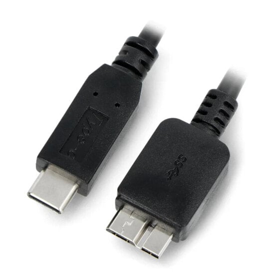 Кабель USB type C / microUSB B 3.0 - 1м - Akyga AK-USB-44