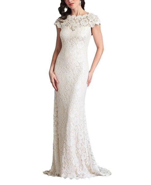 Maverick Open-Back Lace Gown