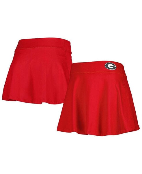 Women's Red Georgia Bulldogs Flowy Skort