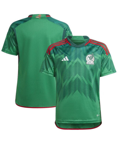 Футболка для малышей Adidas Зеленая футболка сборной Мексики 2022/23 Home Blank Replica Jersey