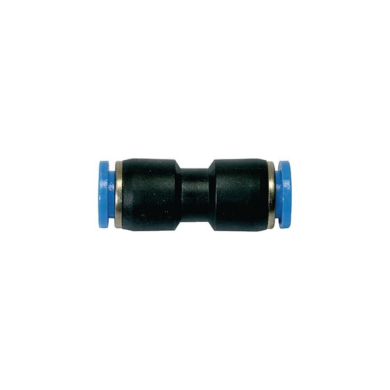 Riegler Gerade Steckverbindung Blaue Serie 6 mm L1 34,6 mm, VE: 10