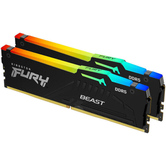 Kingston Fury Beast RGB EX, DDR5-5200, CL36, AMD EXPO - 32 GB Dual-Kit