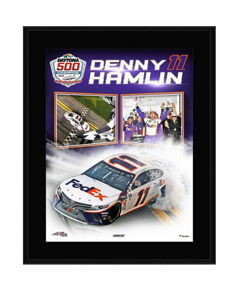Denny Hamlin 10.5" x 13" 2019 Daytona 500 Champion Sublimated Plaque