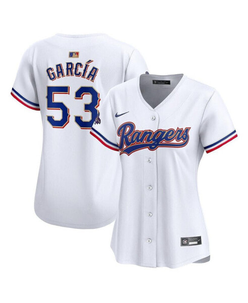 Women's Adolis Garcia White Texas Rangers 2024 Gold Collection Limited Player Jersey