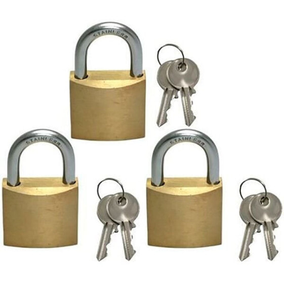 GOLDENSHIP Marine Padlock 3 Units