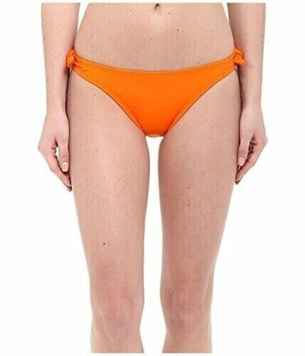 Shoshanna 239228 Womens Solid Swimwear Hipster Bottoms Papaya Size Small