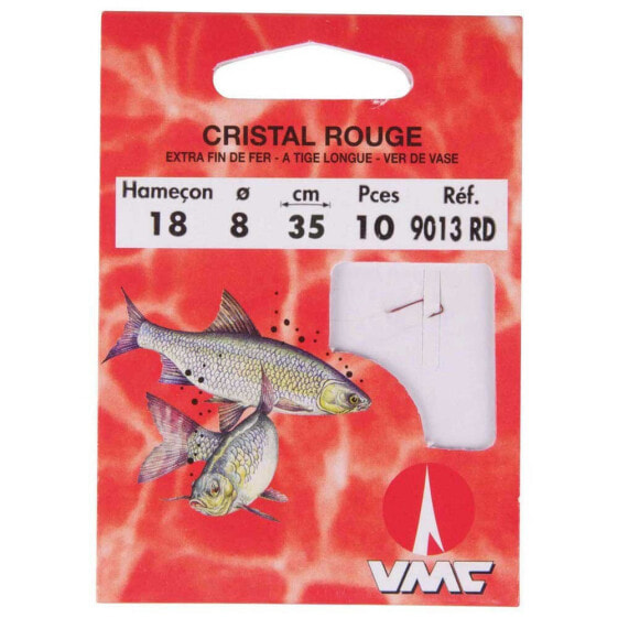 Крючок рыболовный RAGOT Cristal Red 9013RD 0.35 м 0,080 мм