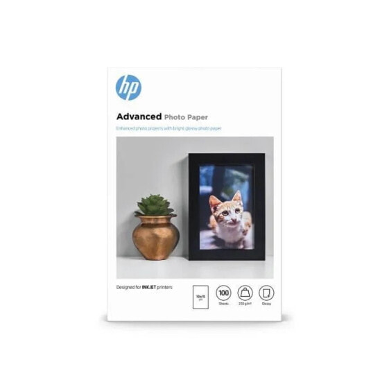 HP Q8692A Fotopapier - 100 Blatt 10 x 15 cm