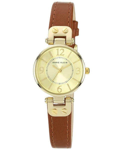 Часы Anne Klein Brown Leather Strap Watch