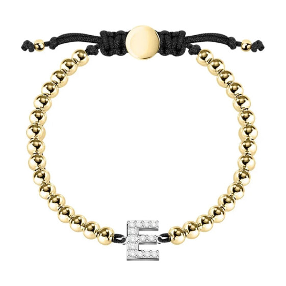 LE PETITE STORY Boules Letter E bracelet