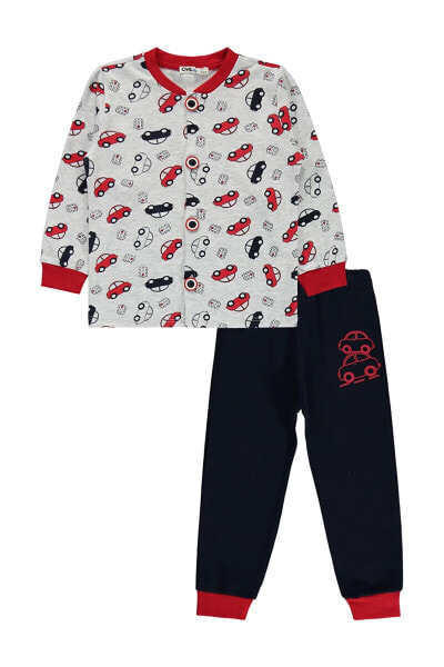Erkek Çocuk Pijama Takımı 2-5 Yaş Lacivert