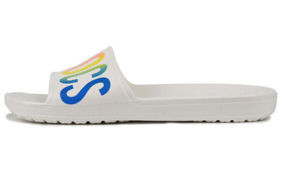 Crocs Sloane Logo Mania 205945-100 Slide Sandals