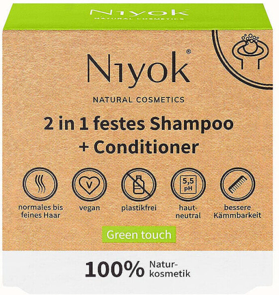 Fester Shampoo-Conditioner Grüne Note