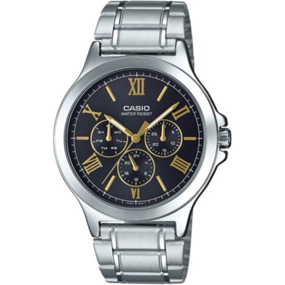 Часы мужские CASIO COLLECTION Чёрный Серебристый Ø 41,5 мм - наручные