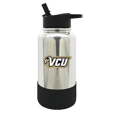 NCAA VCU Rams 32oz Chrome Thirst Hydration Water Bottle