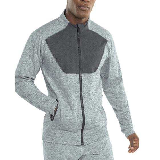 Puma Cloudspun Training Full Zip Jacket Mens Grey Casual Athletic Outerwear 5208