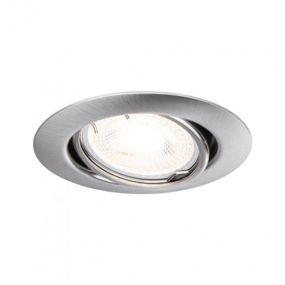 PAULMANN 93399 - Recessed lighting spot - GU10 - 1 bulb(s) - LED - 10 W - Brushed iron