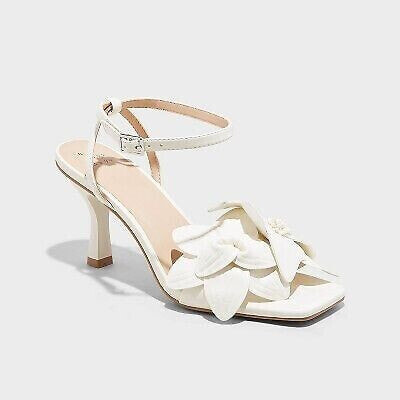 Women's Antonette Heels - A New Day White 6