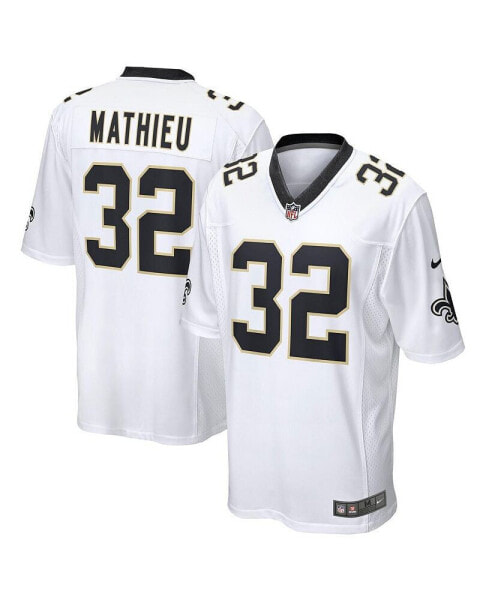 Men's Tyrann Mathieu White New Orleans Saints Game Jersey