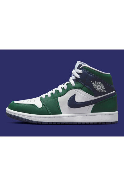 Air Jordan 1 Mid "Seahawks" Kadın Sneaker Ayakkabı