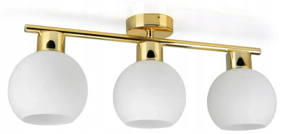 Потолочный светильник Kiki Design Goldene Milchglas Pendelleuchte III