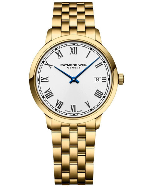 Women's Swiss Toccata Gold PVD Stainless Steel Bracelet Watch 39mm