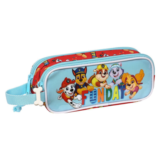 Пенал двойной детский The Paw Patrol Funday Красный Светло Синий 21 x 8 x 6 см