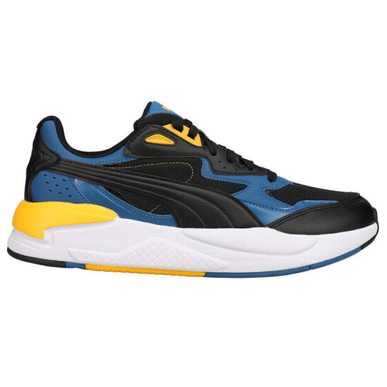 Puma XRay Speed Mens Black, Blue, Yellow Sneakers Casual Shoes 38463815