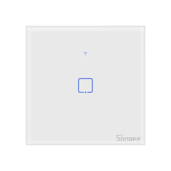 Sonoff T2EU1C-RF - Single Channel Smart Wall Switch - RF 433 MHz - White