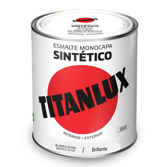 Синтетическая эмаль TitanLux 5809022 Белая 750 мл