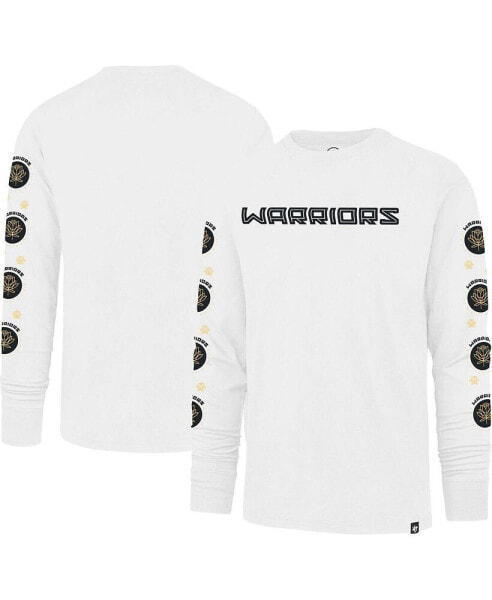 Men's White Golden State Warriors City Edition Downtown Franklin Long Sleeve T-shirt