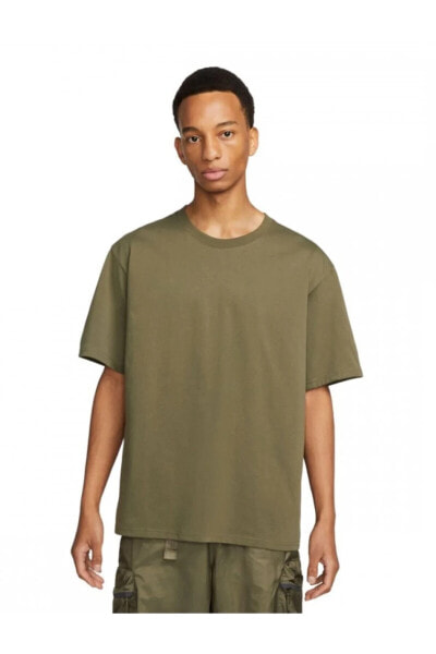 Sportswear Tech Pack T-Shirt Green Pamuklu Yeşil Tişört