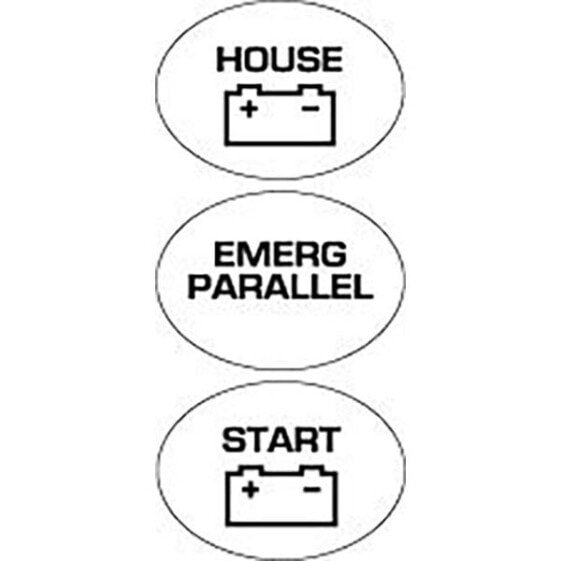 BEP MARINE Label Set For 701/720 Series Battery