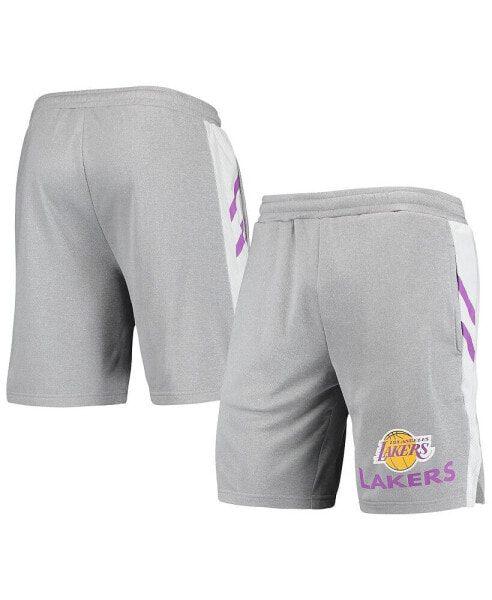 Men's Gray Los Angeles Lakers Stature Shorts