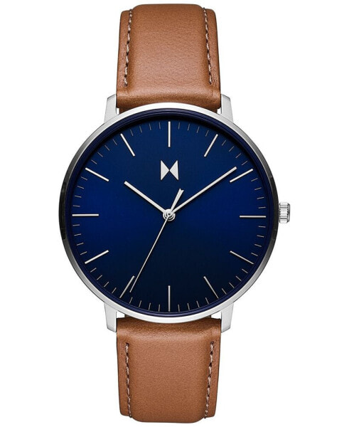 Men's Legacy Slim Brown Leather Strap Watch 42mm