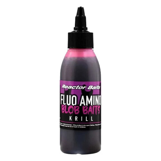 REACTOR BAITS Fluo Aminos Blob Baits 125ml Krill Liquid Bait Additive