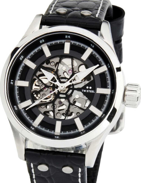 TW-Steel VS130 Mens Watch Volante Skeleton Automatic 45mm 10ATM