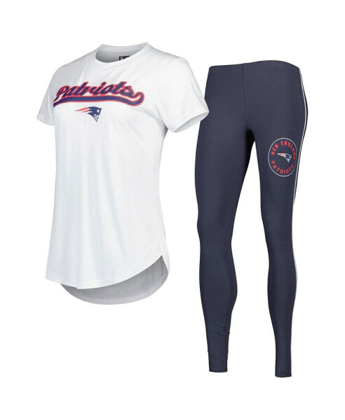 Пижама женская Concepts Sport New England Patriots белая, угольная "Соната"